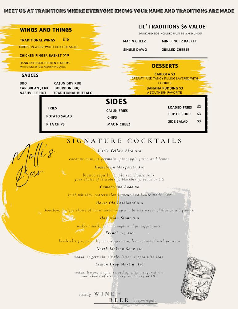Traditions Sports Deli Menu image 2
