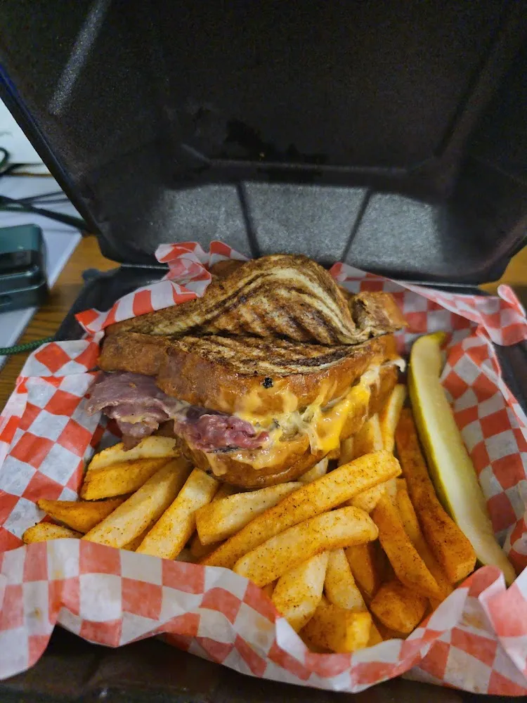 The Ruben with Cajun Fries